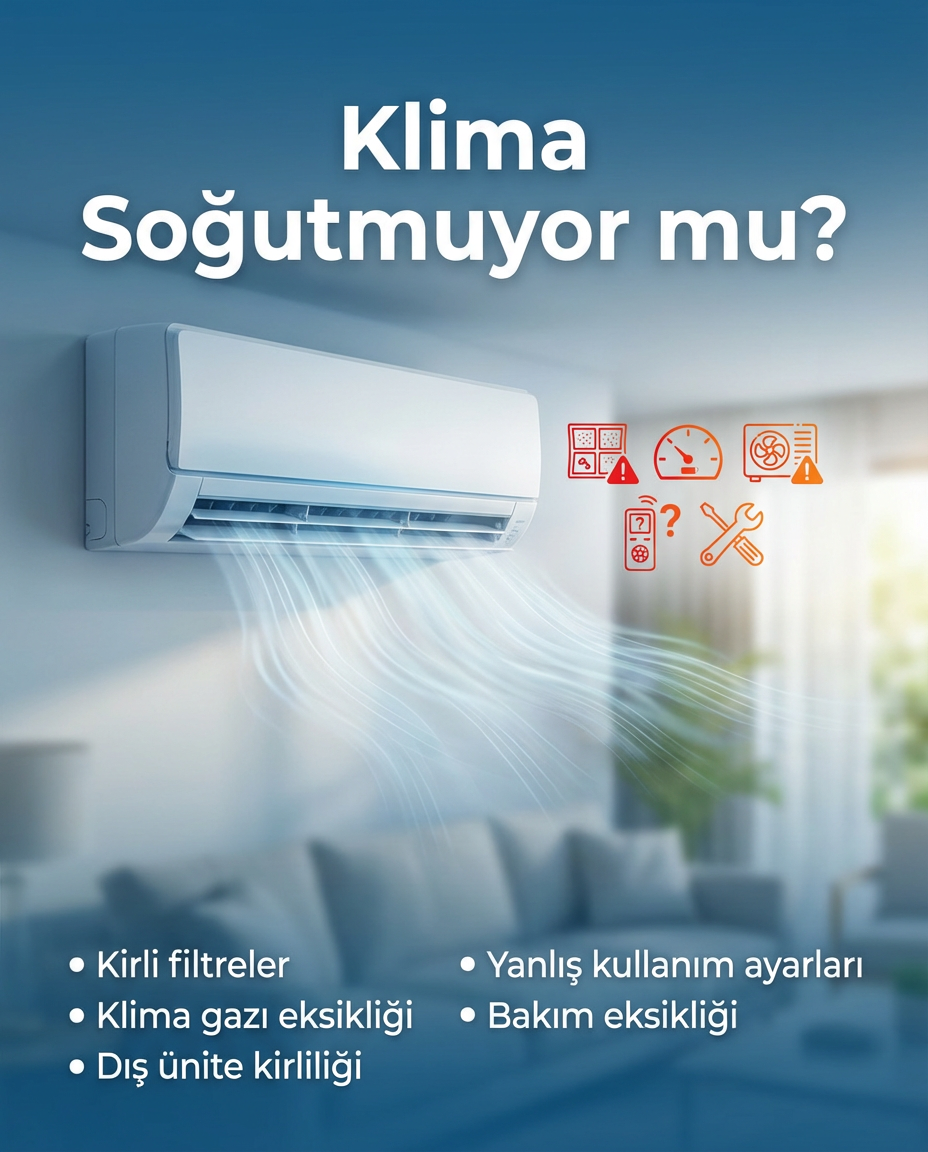 Klima Soğutmuyor: Anadolu Yakası İçin Çözüm Rehberi