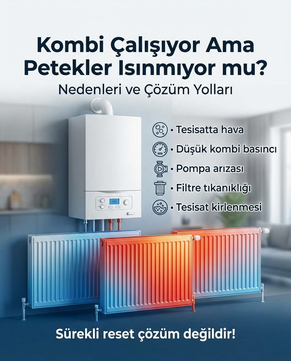 Kombi Petekleri Isıtmıyor – Nedenleri ve Kesin Çözüm Yolları