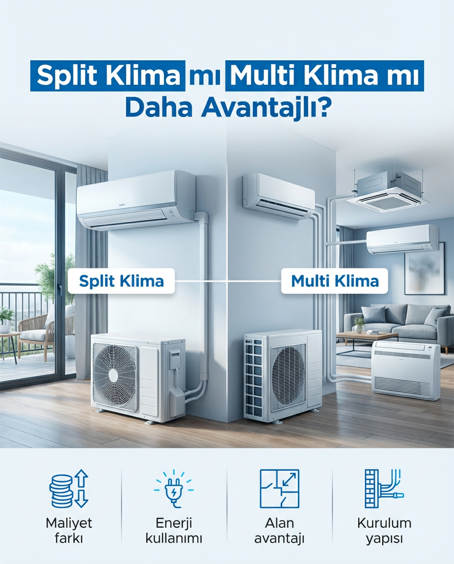 Split Klima mı Multi Klima mı Daha Avantajlı?